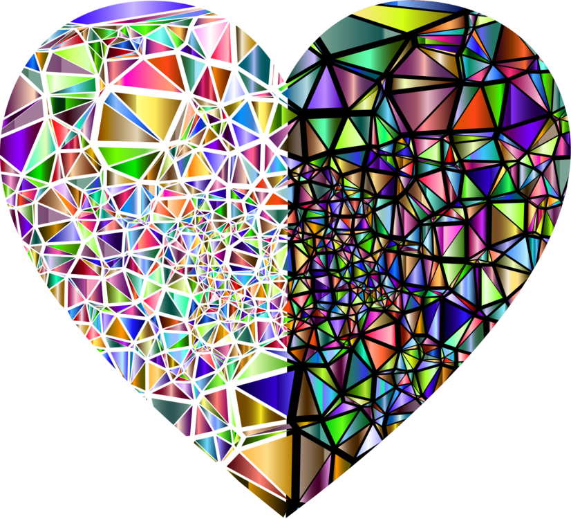 All Photo Png Clipart - Heart In Shattered Glass (826x750)