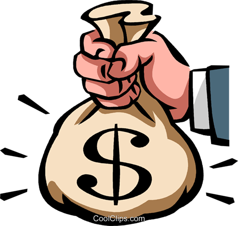 Money Bags Royalty Free Vector Clip Art Illustration - Sales (480x456)