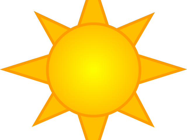 Infinity Clipart Golden - Sun Clipart Clear Background (640x480)