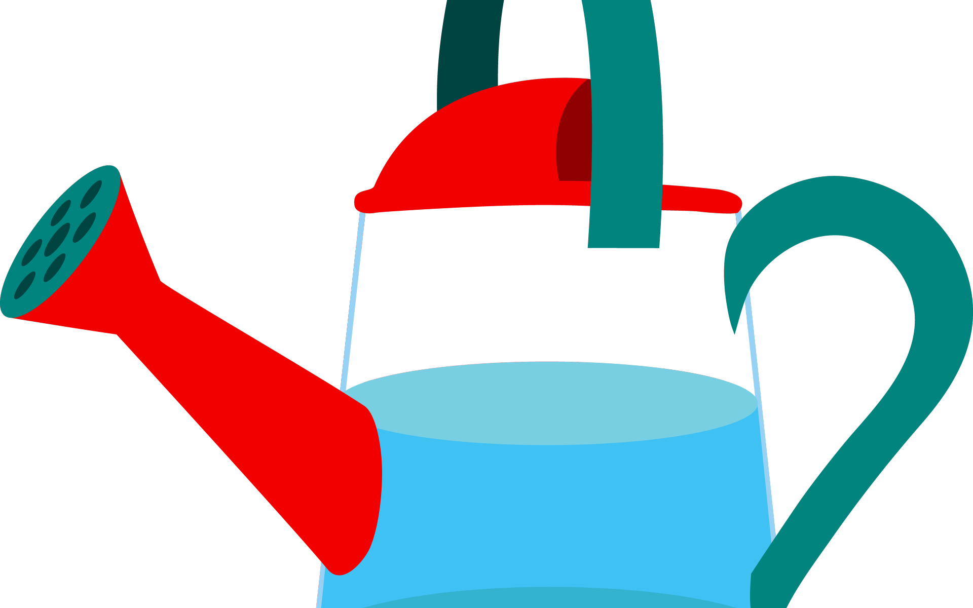 Gardener Clipart Container Gardening - Transparent Watering Can (1920x1200)