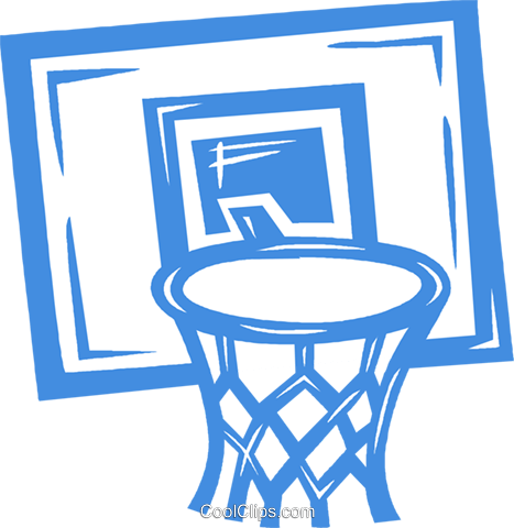 Basketball Net Royalty Free Vector Clip Art Illustration - Give It Your Best Shot Bulletin Board (467x480)