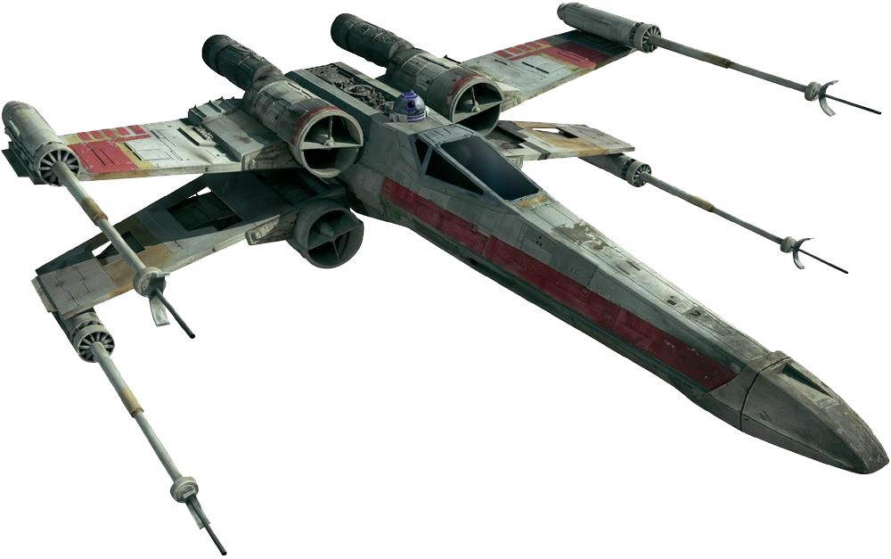 Crashed X Wing Png Clip Art Library Download - Revell Easy Kit Model Toy Star Wars X-wing Starfighter (1000x627)