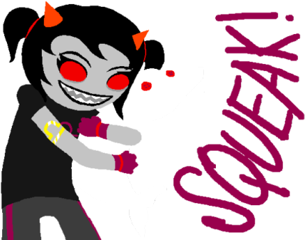 Fuschia Terezi Shes On The Hunt For The Mutant So They - Scalemate (500x346)