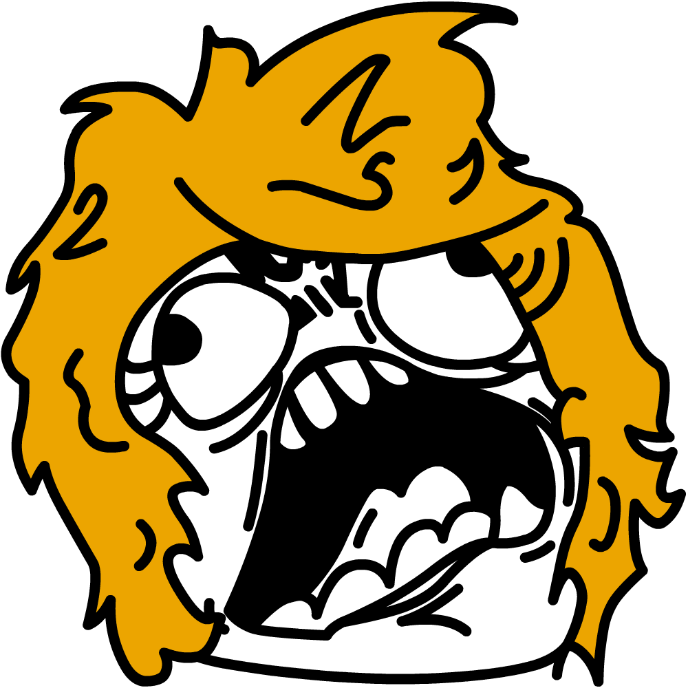 Screaming - Angry Girl Face Meme (1000x1000)
