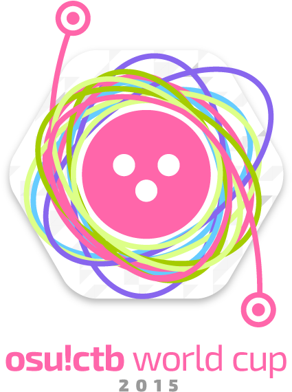 The Osu Catch The Beat World Cup 2015 Was A Country-based - Osu Catch The Beat Logo (540x595)