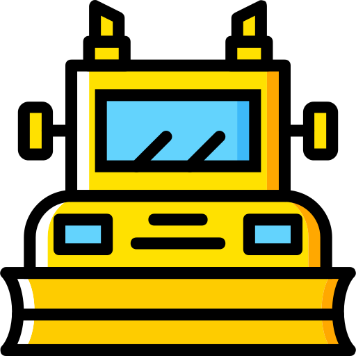 Snowplow Digger Png File - Transport (512x512)