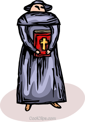 Priest Royalty Free Vector Clip Art Illustration - Illustration (336x480)
