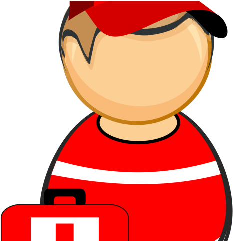 Emergency Clipart First Responder - Cartoon First Aider Png (640x480)
