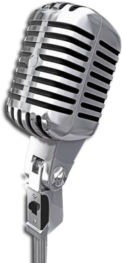 Studio Microphone Png Headphones And Microphone Psd - White Microphone Transparent Background (400x400)