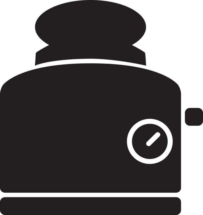 Toaster Kitchen Computer Icons Microwave Ovens - Toaster Vector (706x750)