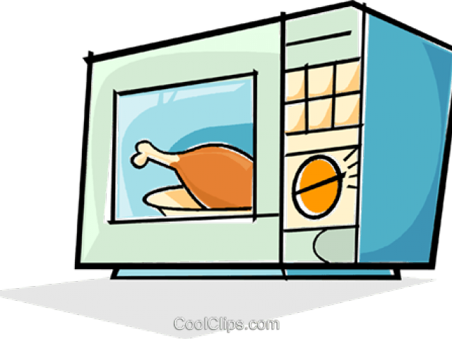 Oven Clipart Transparent - Microwave Oven Cartoon (640x480)