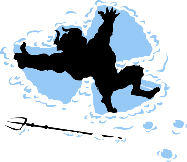 Satan's Snow Angel - Snow Is The Devil (650x563)