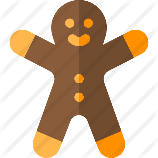 Gingerbread Man Free Icon - Gingerbread Man (512x512)