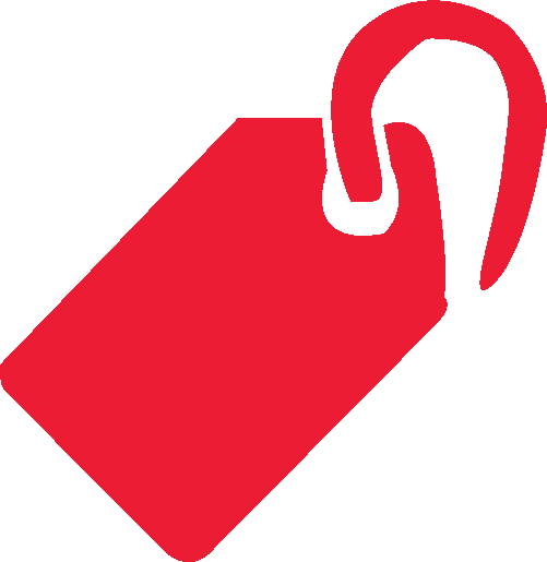 Deals Deals-red - Tag Icon Png Red (501x515)