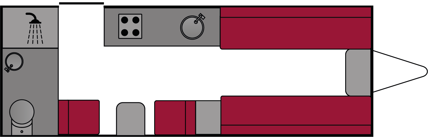 Swift Challenger Sport 524 2012 Floorplan - Floor Plan (1499x481)
