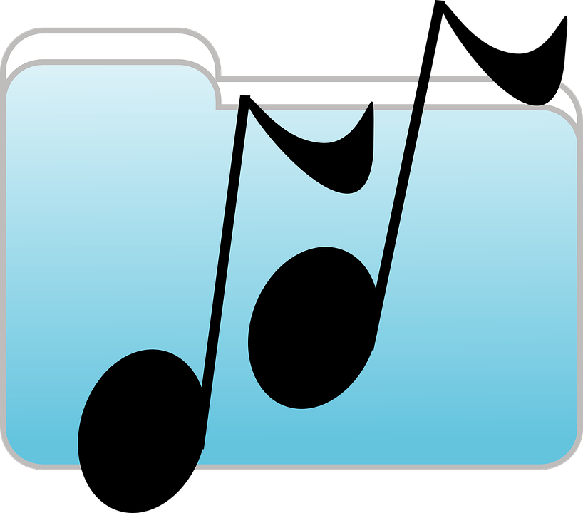 Song Clipart Melody - Music Folder Clipart (818x720)