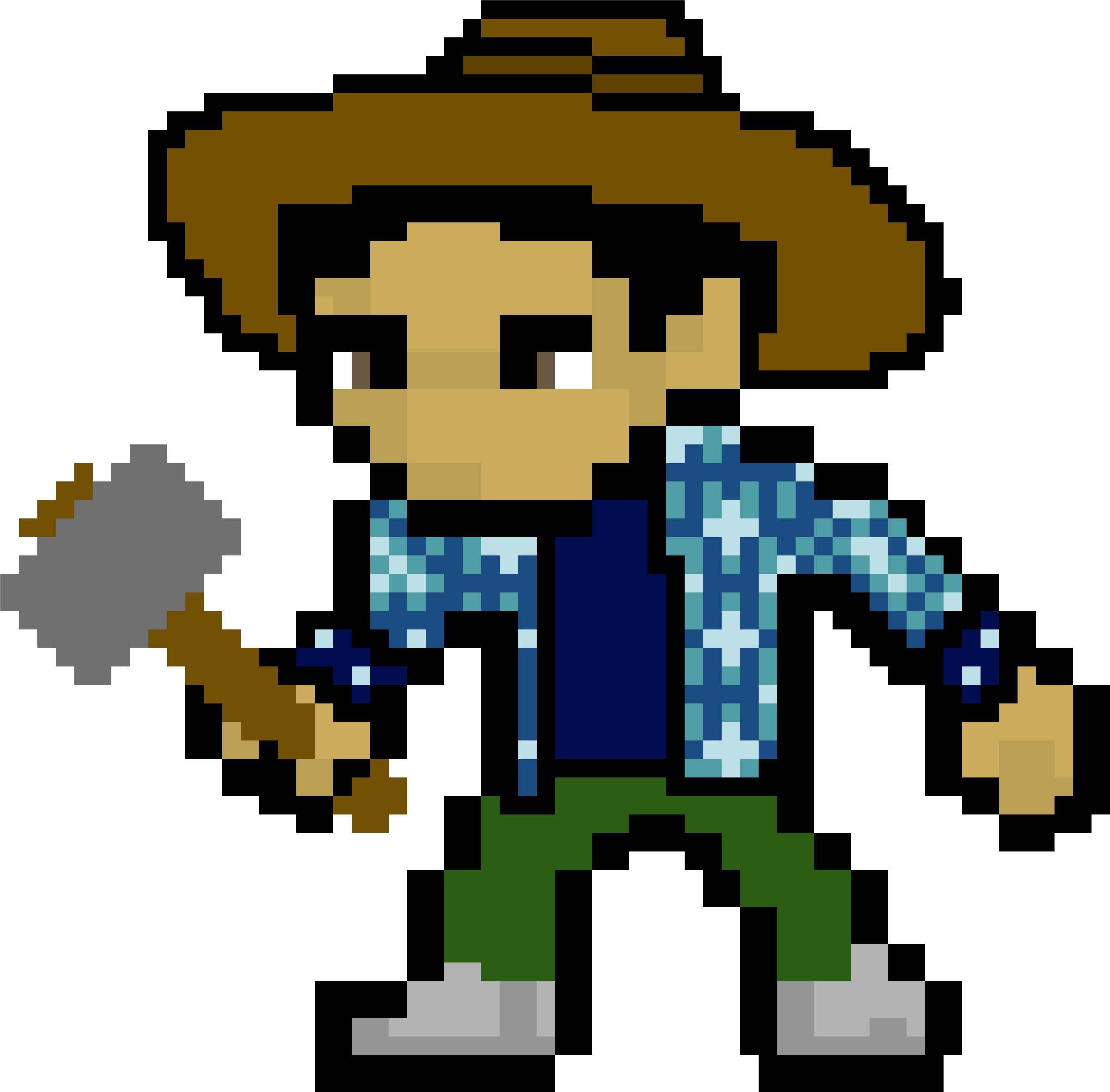 Jose The Dirty Immigrant Pixel Art By Levi - Pixel Art (3450x3200)
