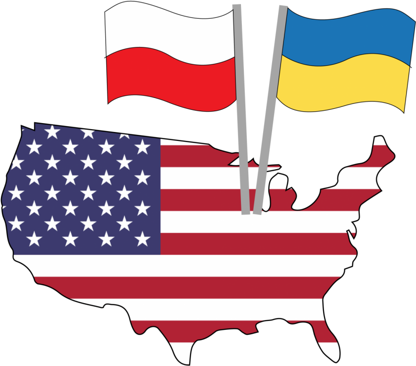 Graphics By Ally Zacek %7c The Depaulia - North America Map With Flag (900x900)