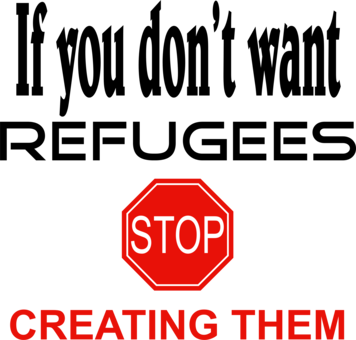The Refugees Computer Icons Drawing Stop Simpin-why - If You Don T Want Refugees Stop Creating Them (356x340)