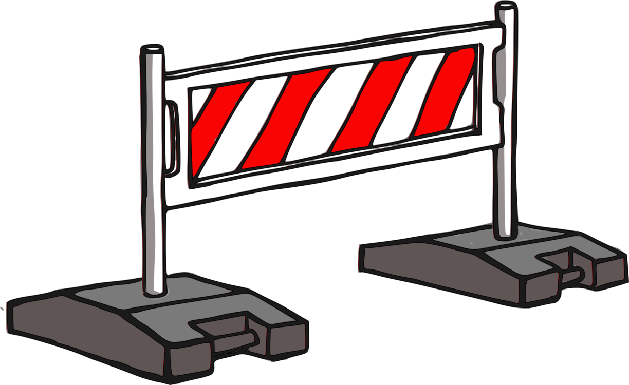 Computer Icons Download Road - Clip Art Barrier (1224x750)