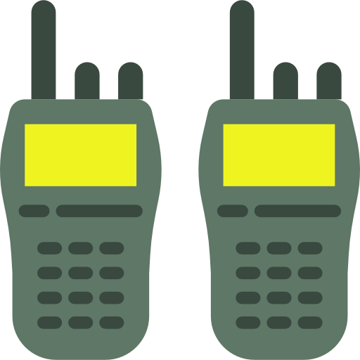 Walkie Talkie Icon Png Clipart Handheld Two-way Radios - Radio Communication Icon Png (512x512)