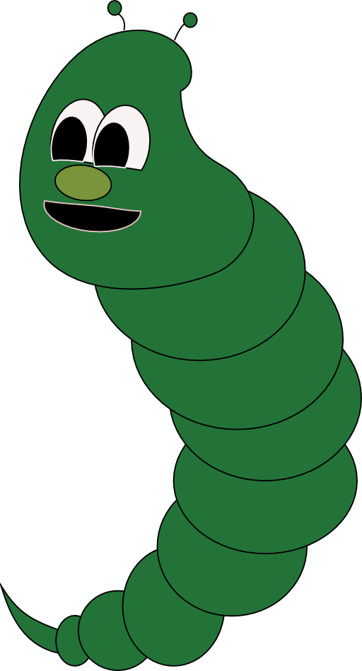 Clipart Transparent Glowworm Catterpillar Free On Dumielauxepices - Clip Art (512x948)