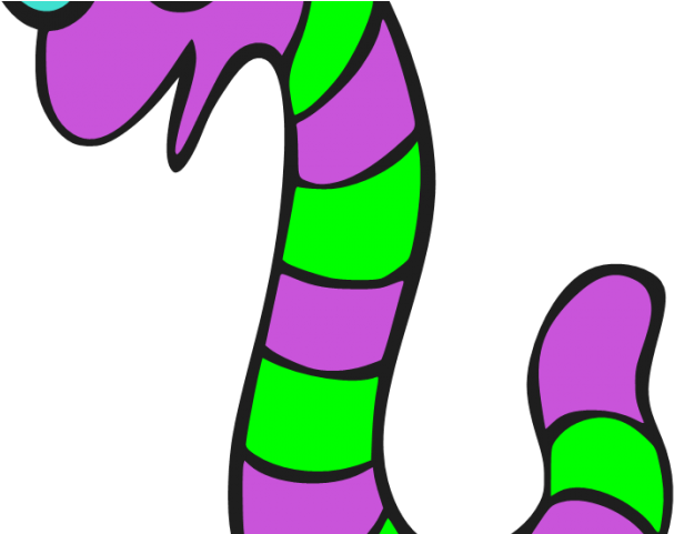 Caterpillar Clipart Inchworm - Purple Worms Clip Art (640x480)