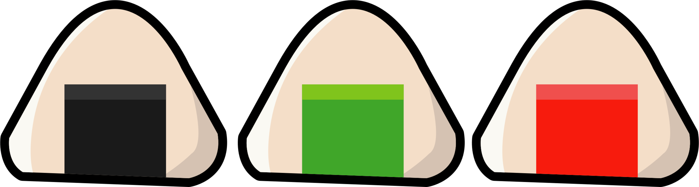 Onigiri Japanese Cuisine Food Download - Onigiri (2801x750)