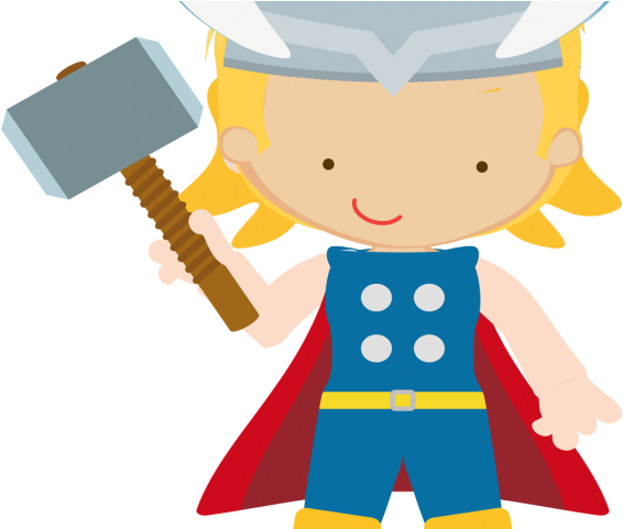 Hawkeye Clipart Superhero - Thor Baby Png (640x480)