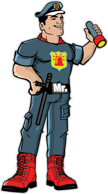 Vector Free Stock Alarm Clipart Superhero - Closed-circuit Television (516x679)