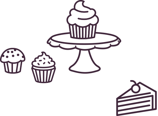 Image Royalty Free Cake Stand Clipart - Cake Stand Line Art (511x378)