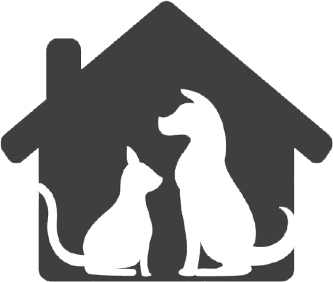 We - Dog Cat Silhouette Png (537x462)