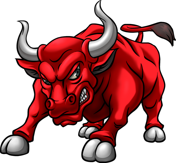 Clipart Library Stock Bull Mascot Clipart - El Toro Louisville (600x556)