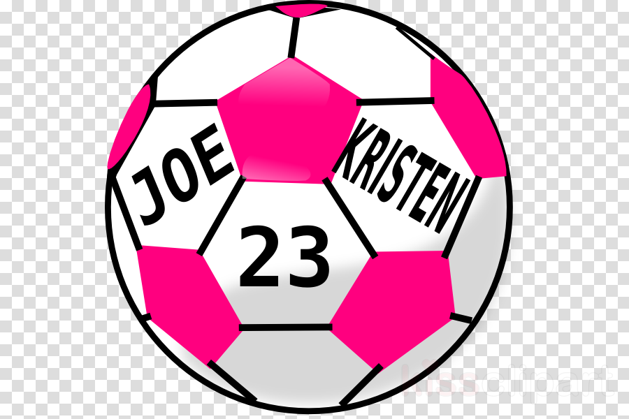 Fußball Frauen Liga Rosa Ball Spiral Notizblock Clipart - Pink Soccer Ball Png (900x600)