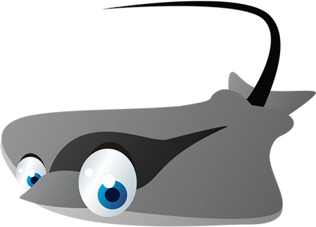 Stingray Cartoon Png (640x480)