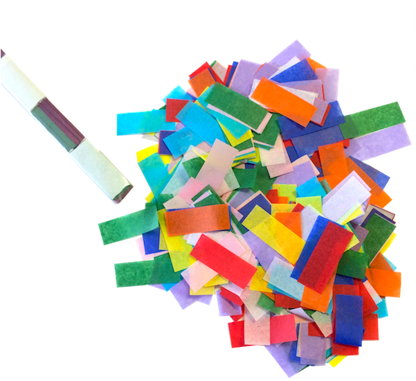 Confetti Clipart Green Streamer - Confetti (600x600)