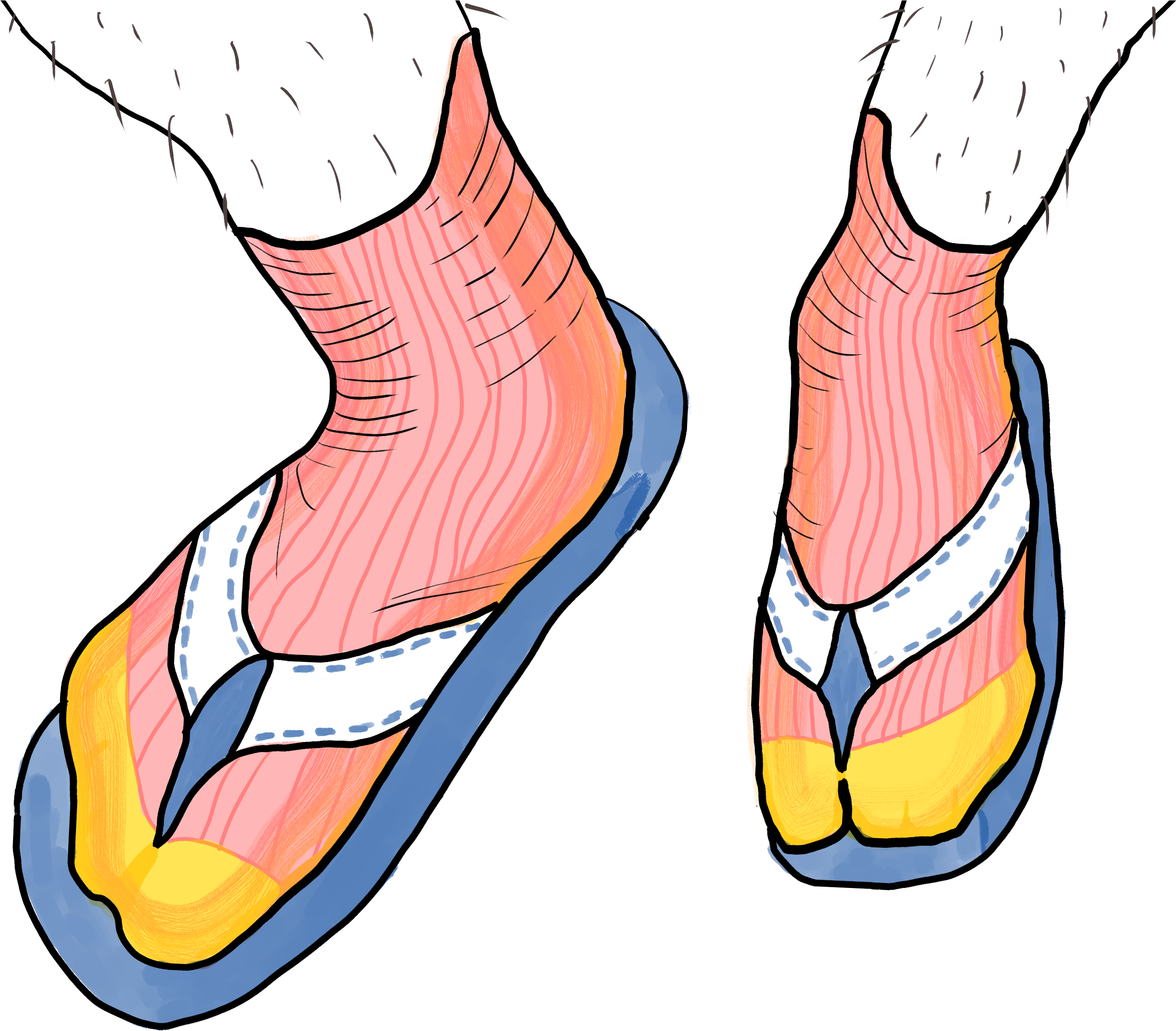 Foot Clipart Sandal - Foot Clipart Sandal (4013x3084)