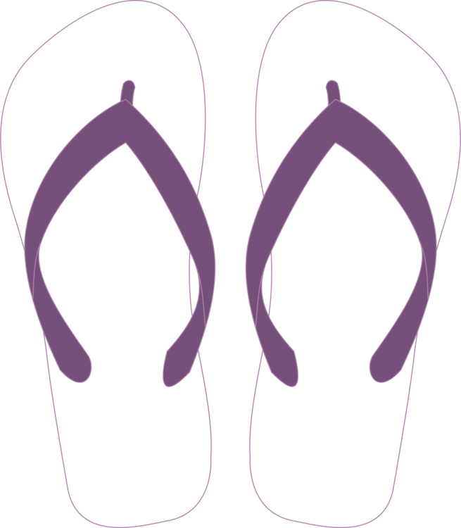 Computer Icons Shoe Flip-flops Sandal Download - Flip-flops (655x750)
