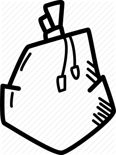 Sack Drawing Gift Bag - Royalty-free (384x512)