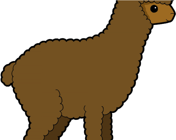 Transparent Stock Alpaca Clipart Animated - Llama Cartoon Png (640x480)