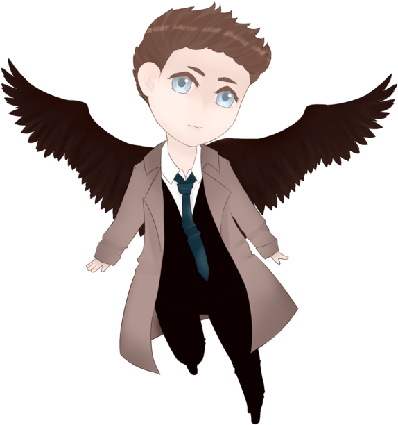 Supernatural Castiel Clipart - Castiel (600x628)