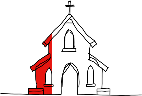 Only One In Four Catholic Parishes Celebrates Mass - Cross (540x382)