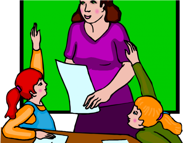 Hallway Clipart Respect Teacher - Teacher Student Communication Clip Art (640x480)