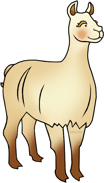 Picture Black And White Library Alpaca Clipart Inca - Llama Inca (445x648)
