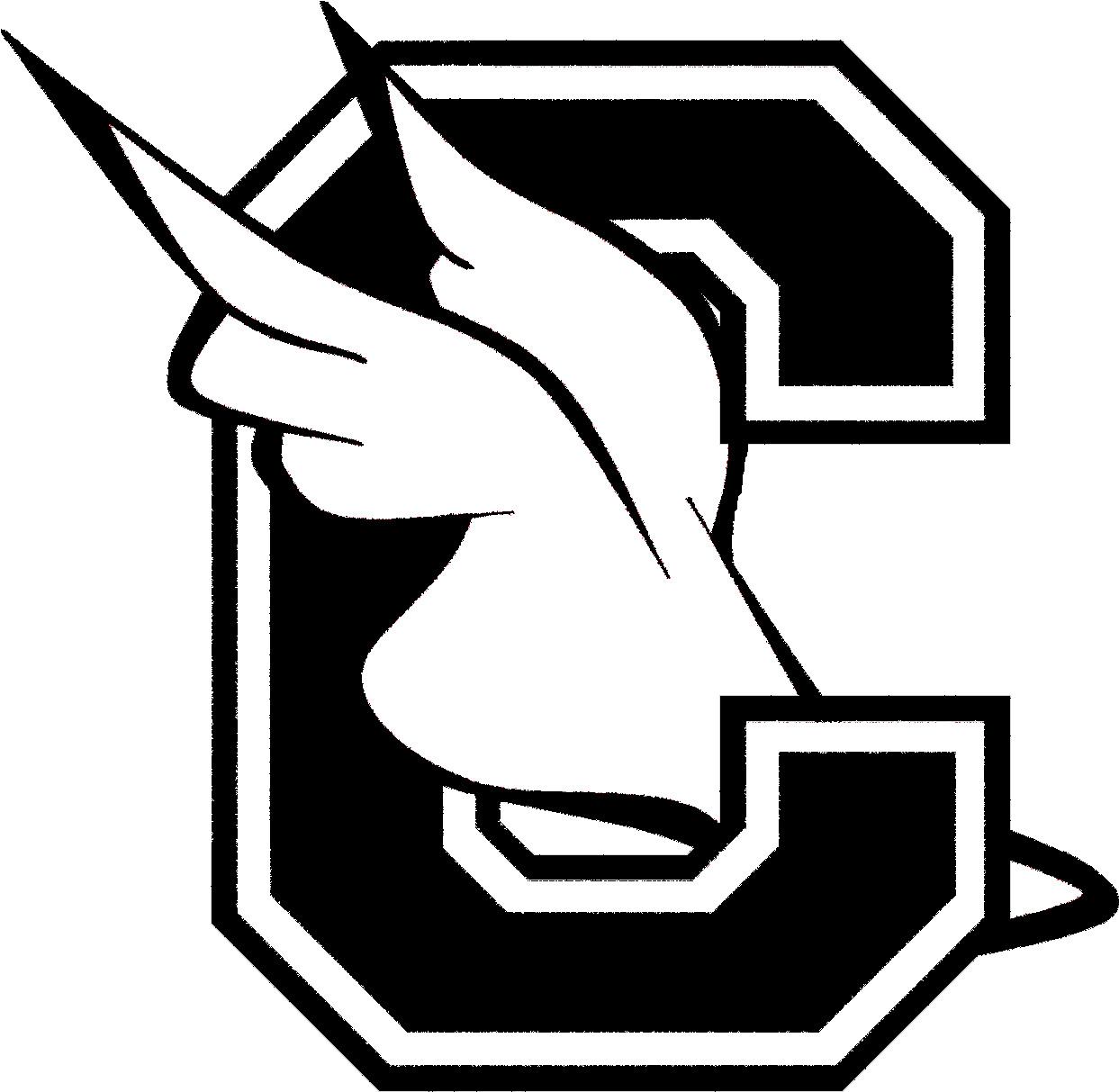 Clarence Running Home - Varsity Letter C (1500x1377)