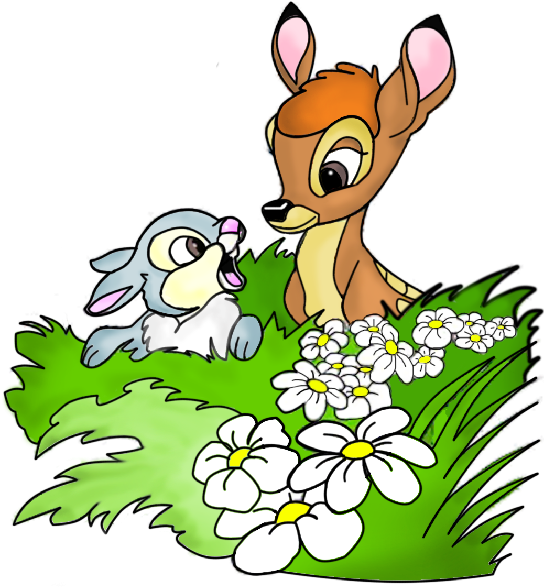 Bambi And Thumper 9 Height - Bambi (600x600)