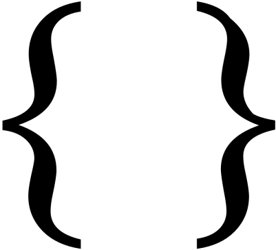 Curly Brackets Png Picture - Curly Braces Png (400x400)