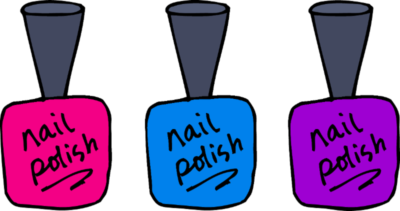 Nail Polish Clipart 8th Grade - Nail Painting Clip Art (800x422)