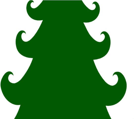 Curly Clipart Christmas Tree - Christmas Tree Svg Free (640x480)