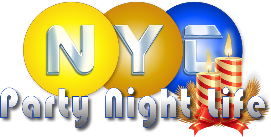 Nyc Party Night Life - Christmas Candles Tile Coaster (891x458)